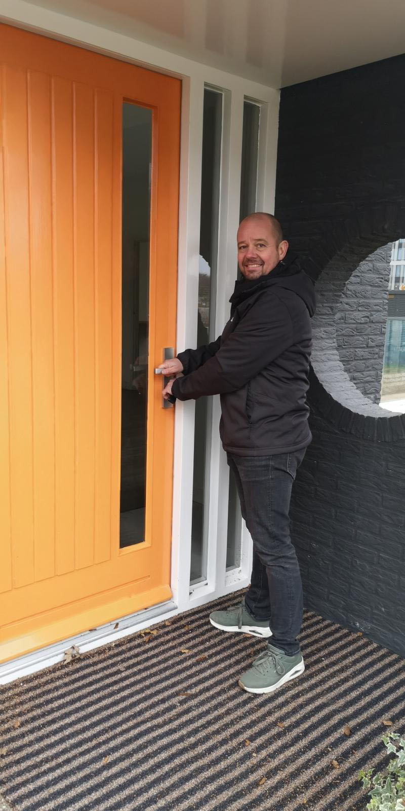 de sleutel ontvangen