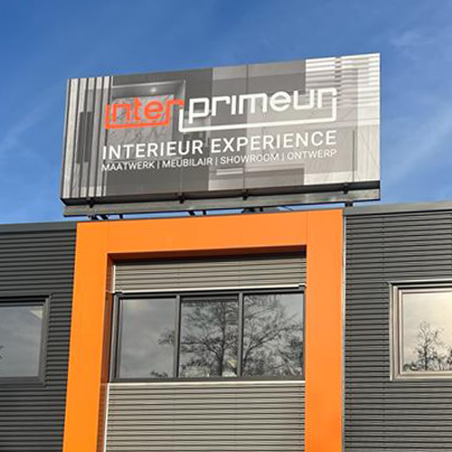 Interprimeur - bestickering gevelbord