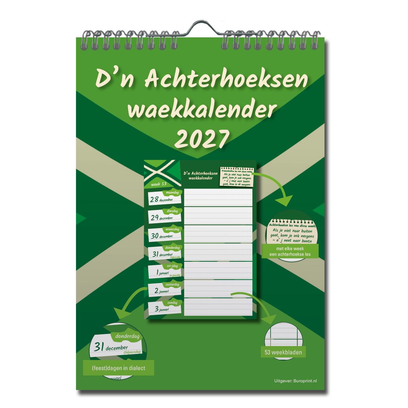 Achterhoekse weekkalender 2027 (A5)