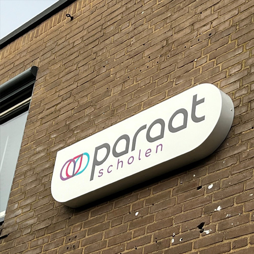 gevelreclame Varsseveld kantoor Paraatscholen