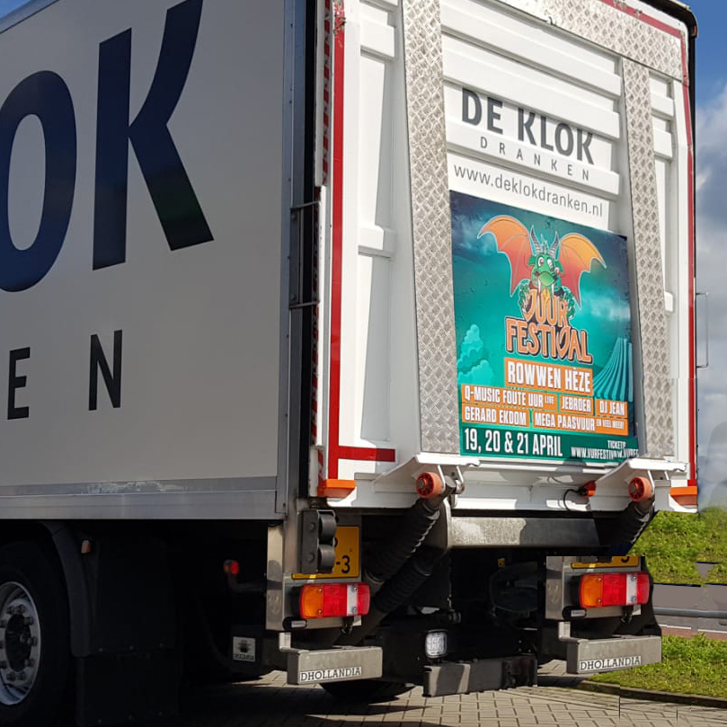 achterzijde vrachtwagen