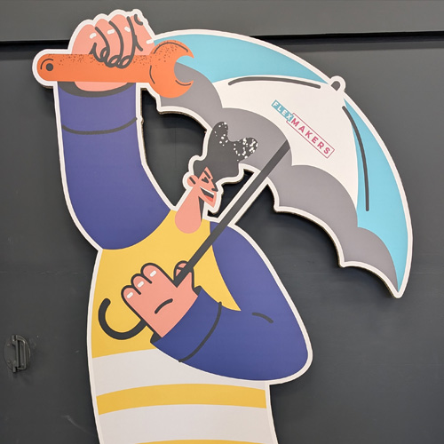 stevig kartonnen display