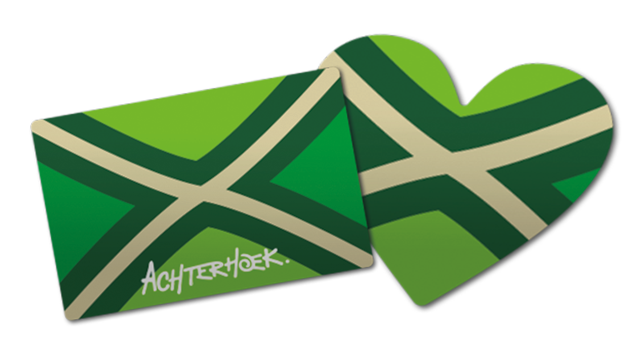 Achterhoekse autosticker (set van 2 stickers)